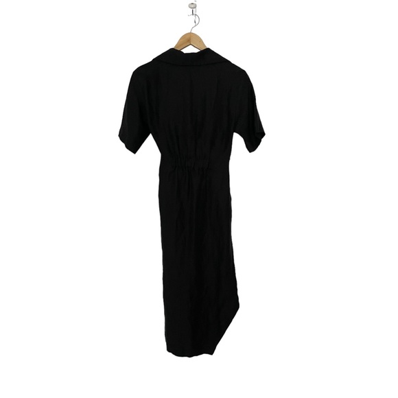 SANDRO Clarance Crossover Midi Dress - Excellent Pre-Owned, Black, 34 / 0 / XS - Picture 7 of 15